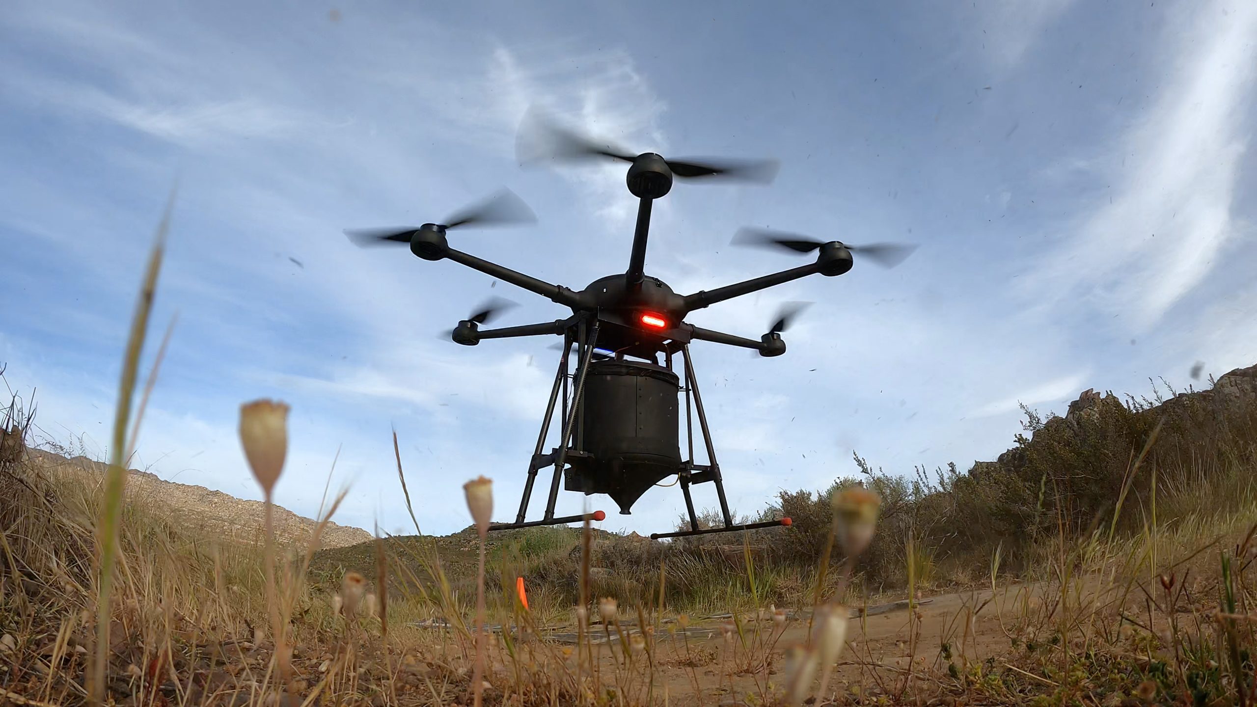 Photo of the Airseed drone