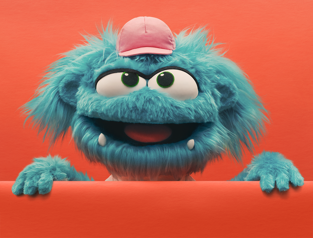 Patch peeking over a wall