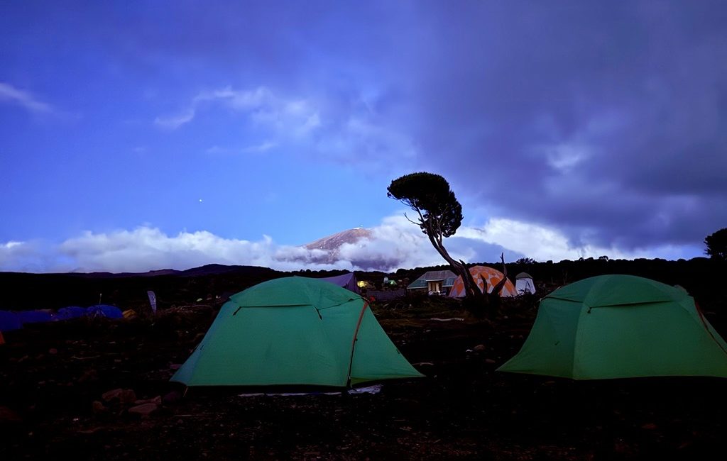Camping on Kilimanjaro