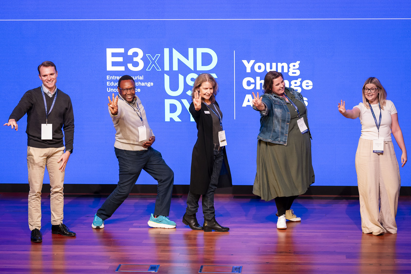Presenters at the E3 Unconference
