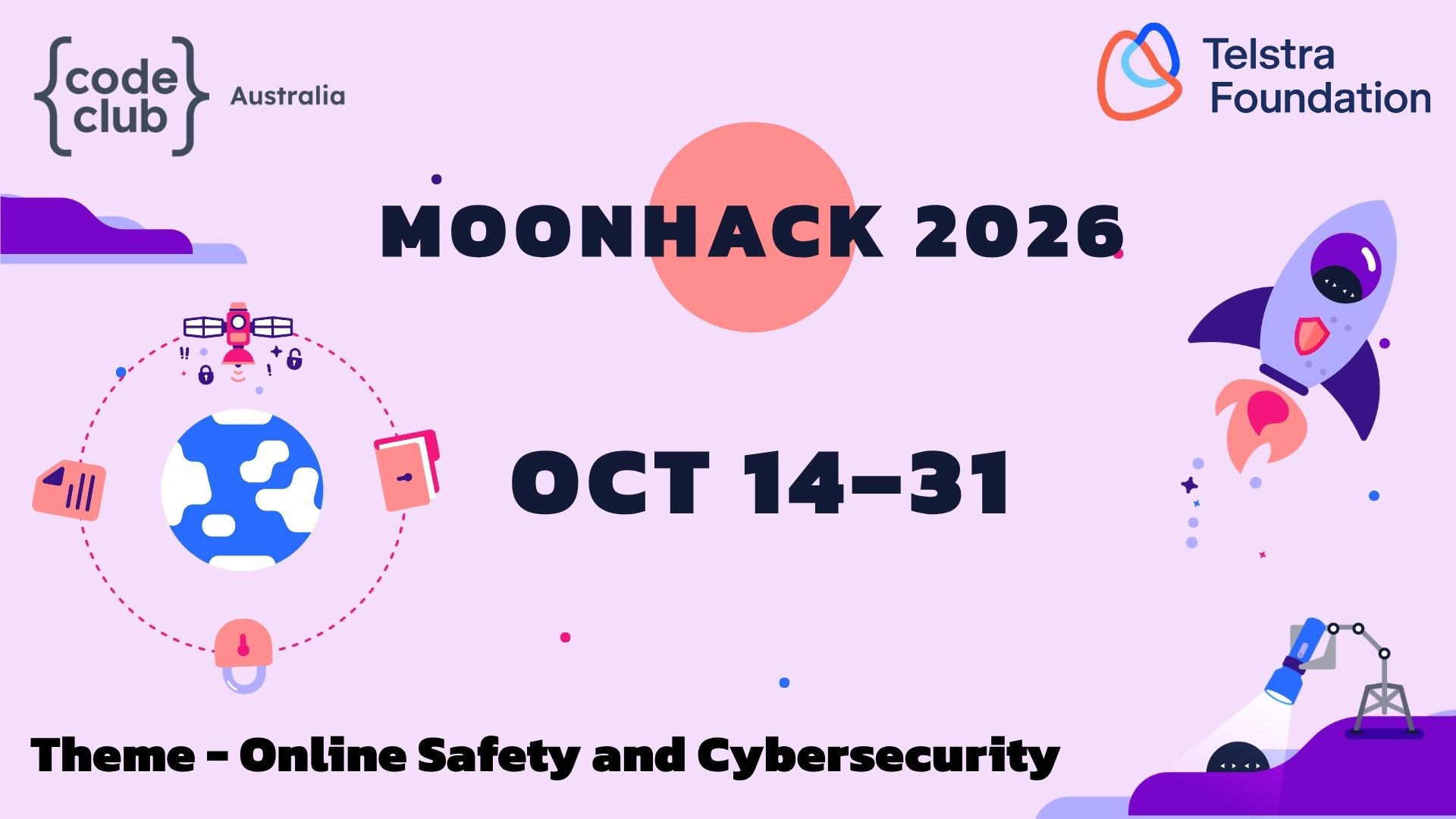 Code Club Moonhack graphic